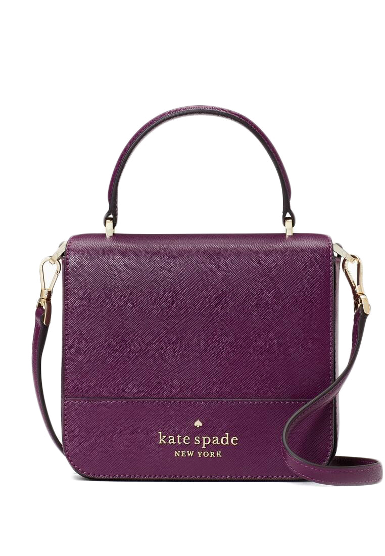 Kate Spade Staci Square Crossbody Bag Plum Pie