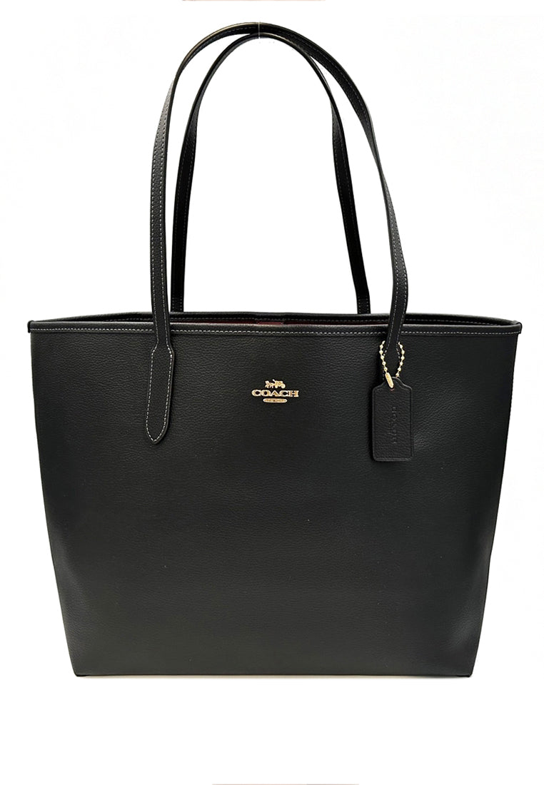 Coach tote black online