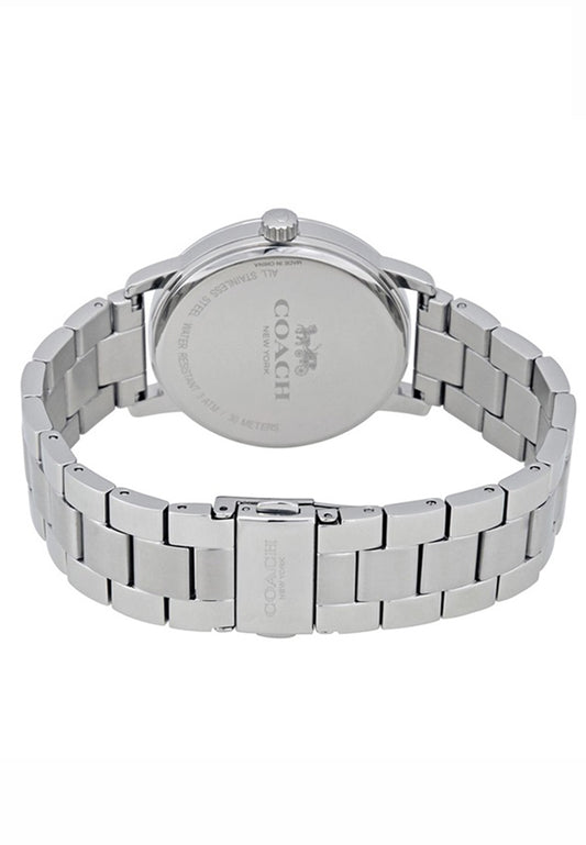 Coach Ladies Grand Watch (36Mm) - Silver/Pink