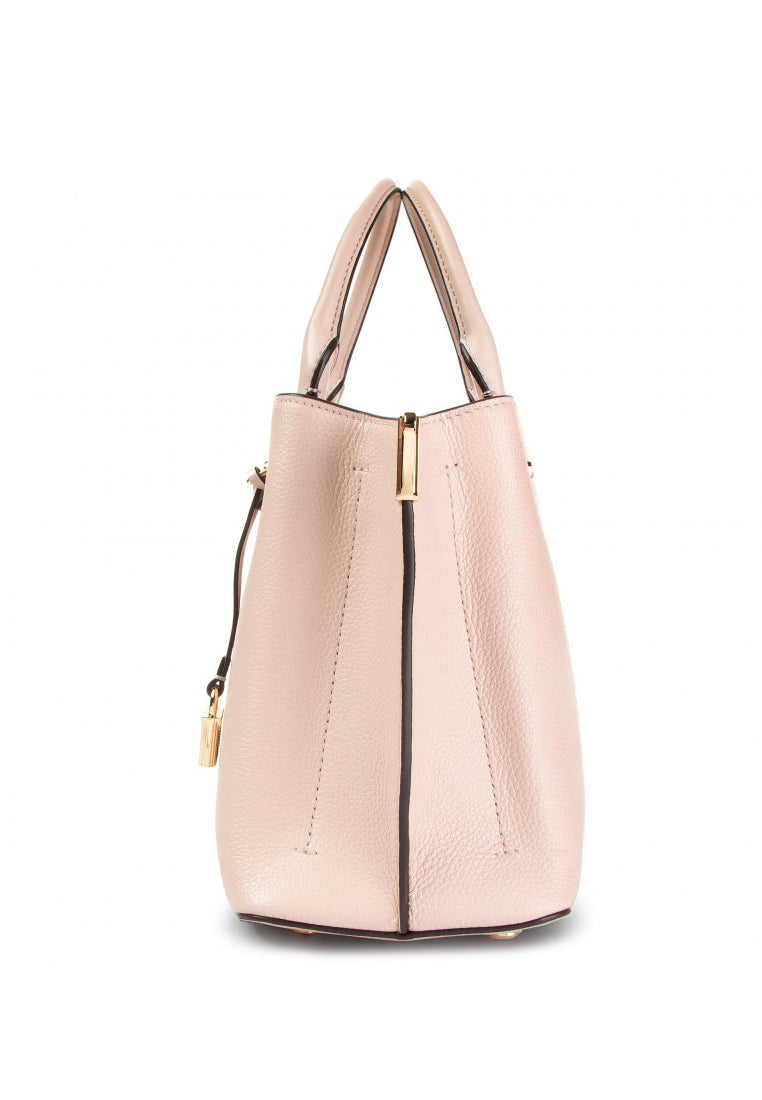 Michael Kors Arielle Mediumn Pebbled Leather Satchel - Soft Pink