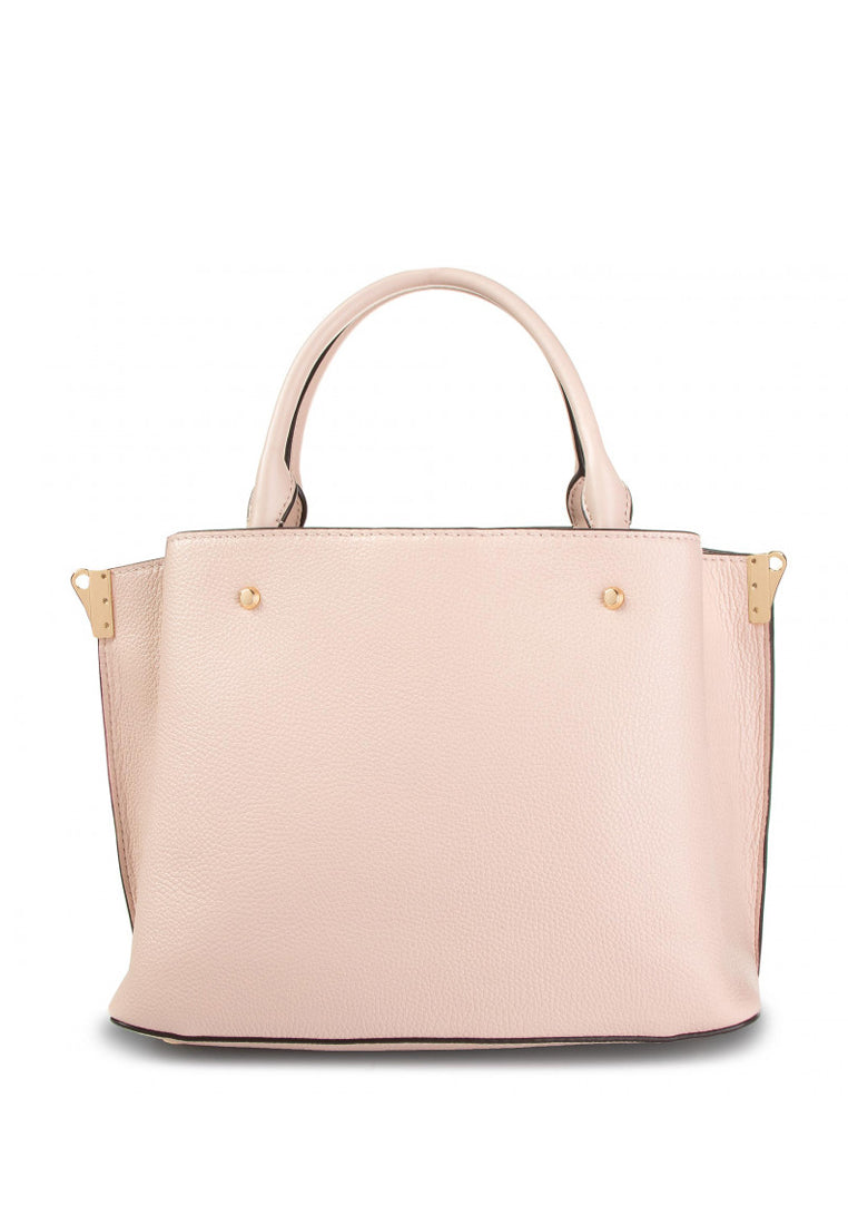 Michael Kors Arielle Mediumn Pebbled Leather Satchel - Soft Pink