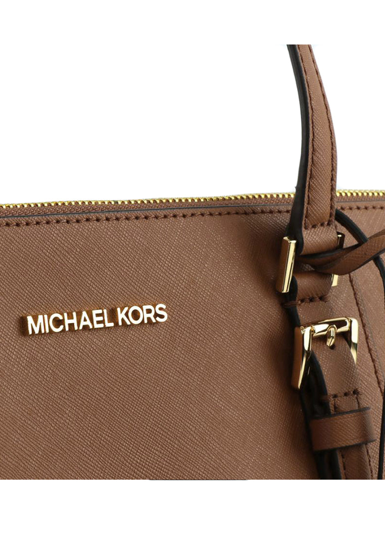 Michael Kors Charlotte Large Top Zip Tote Bag - Brown