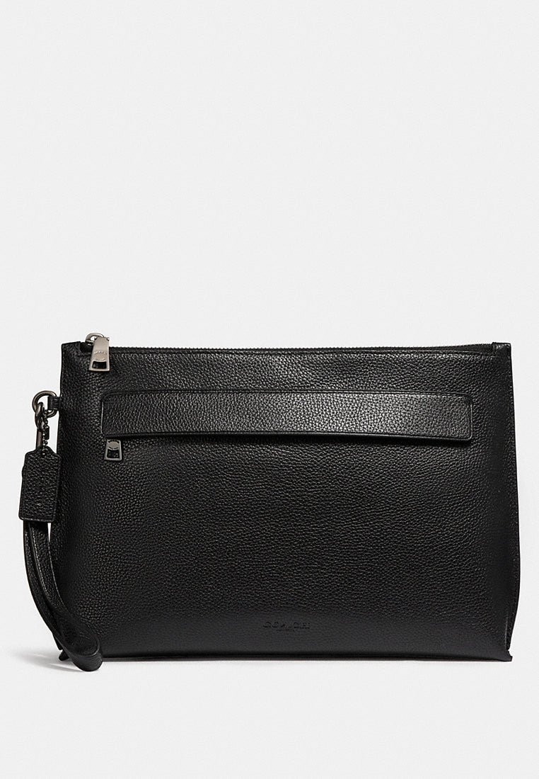 Coach Mens Carryall Pouch - Black