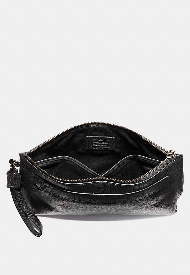 Coach Mens Carryall Pouch - Black