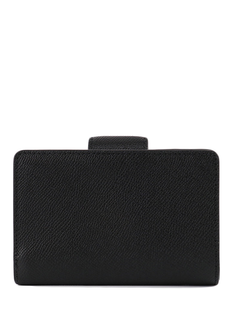 Coach Medium Corner Zip Wallet - Black