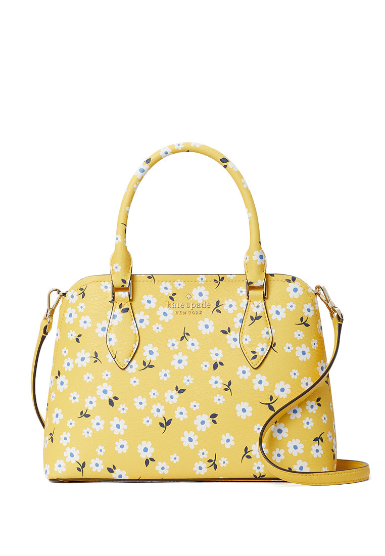 Kate Spade Darcy Fleurette Small Satchel - Yellow