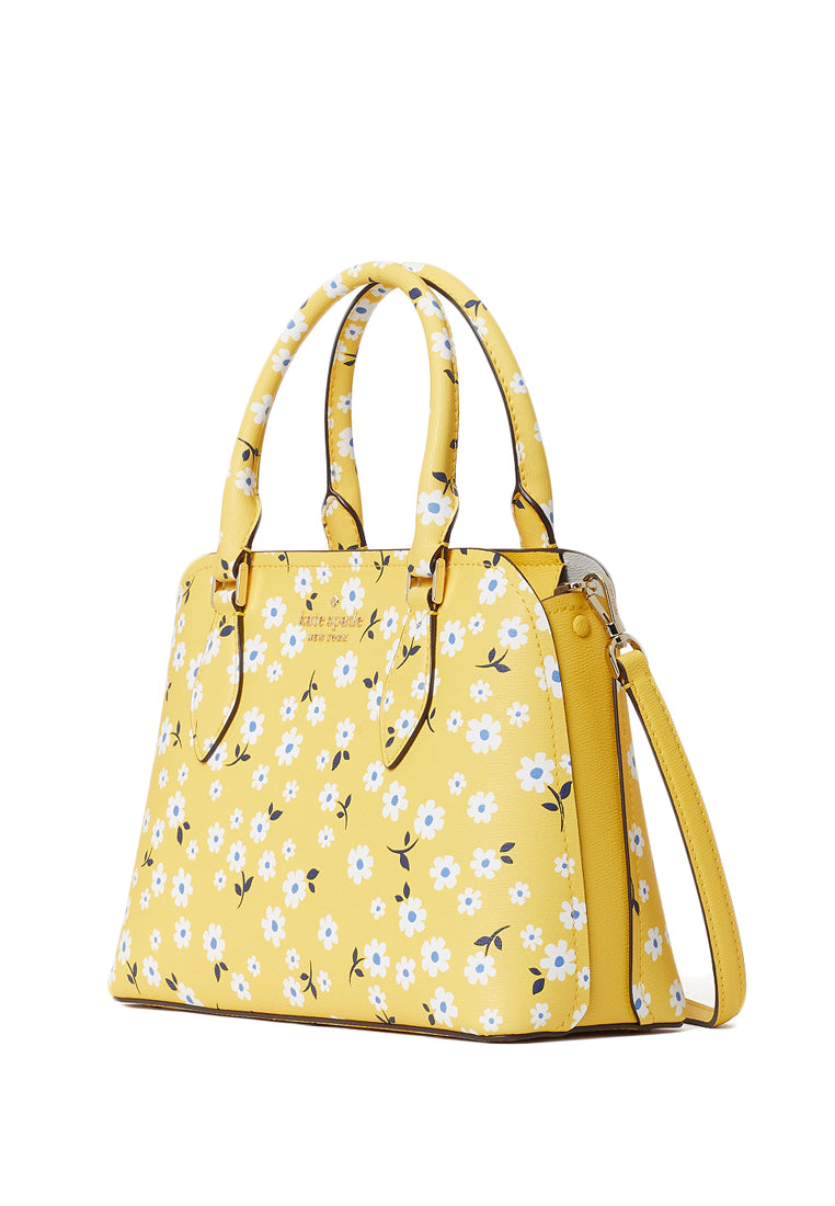 Kate Spade Darcy Fleurette Small Satchel - Yellow