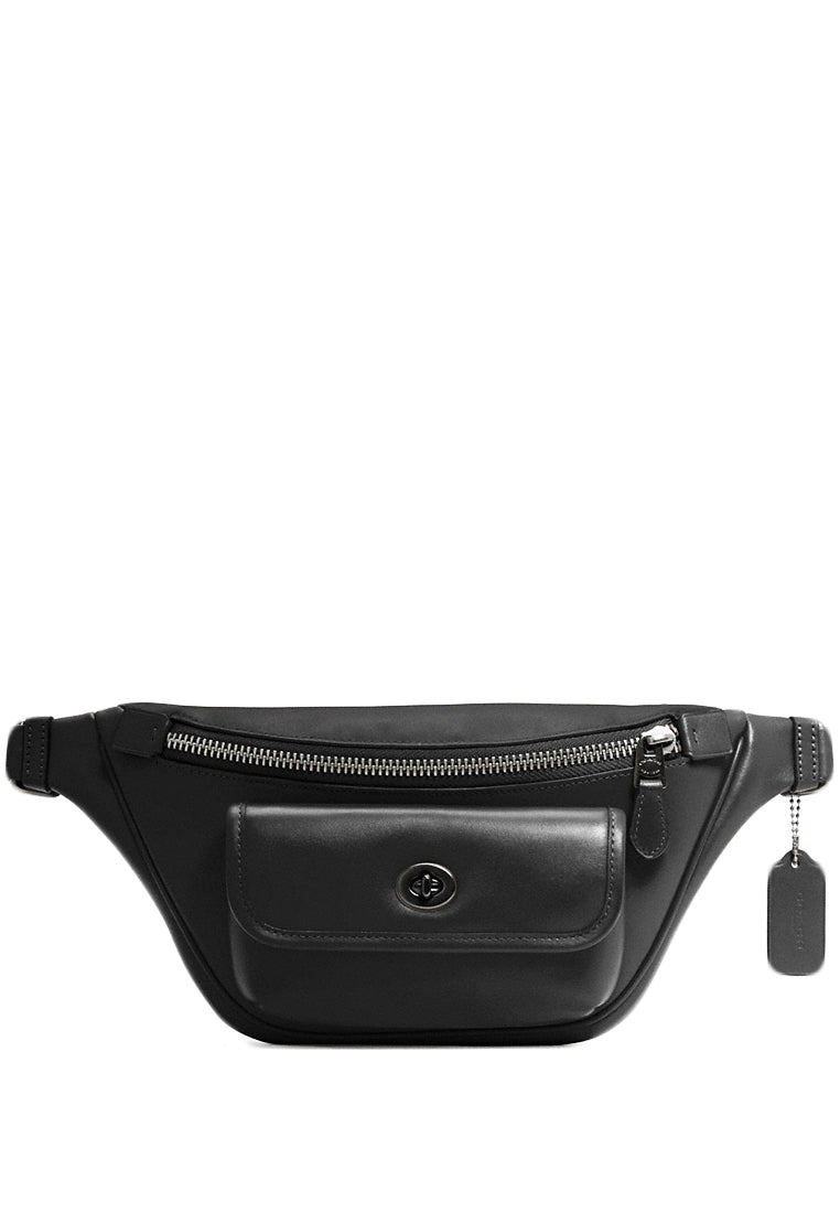 Coach Mens Heritage Belt Bag - Black