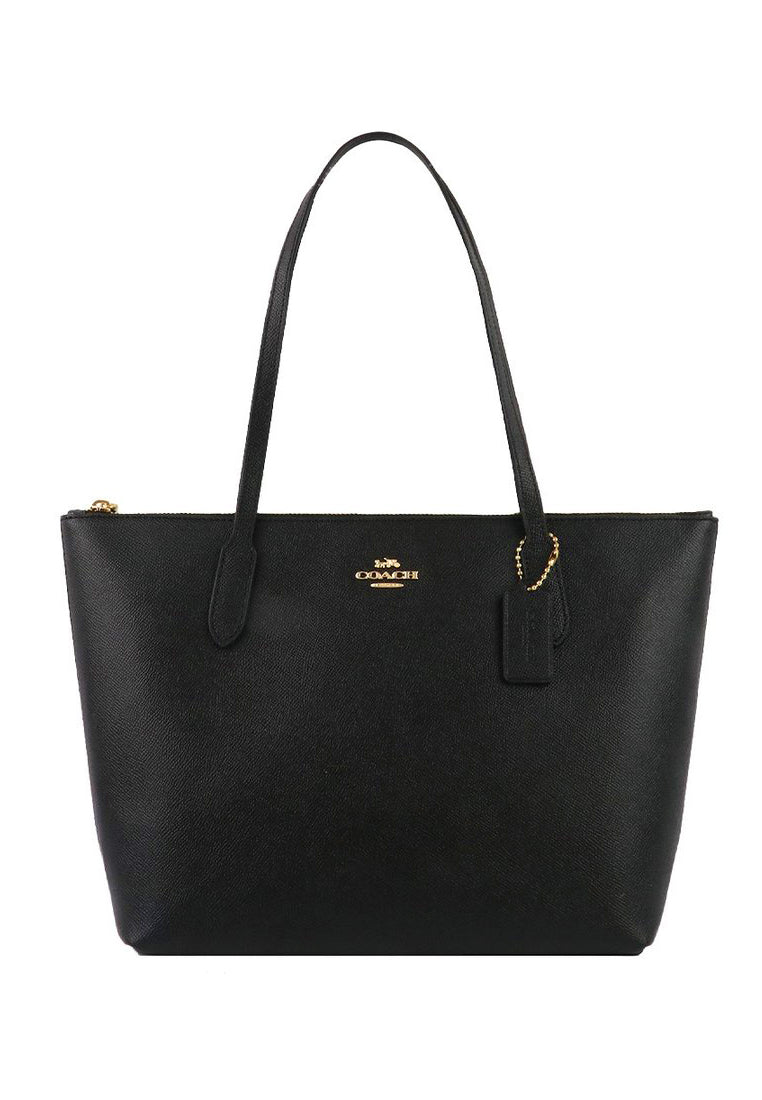 Coach Zip Top Tote - Black