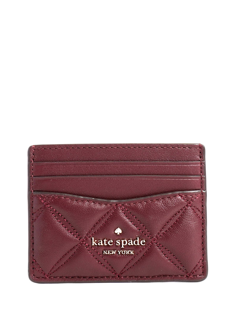 Kate Spade Natalia Small Slim Card Holder - Cherrywood