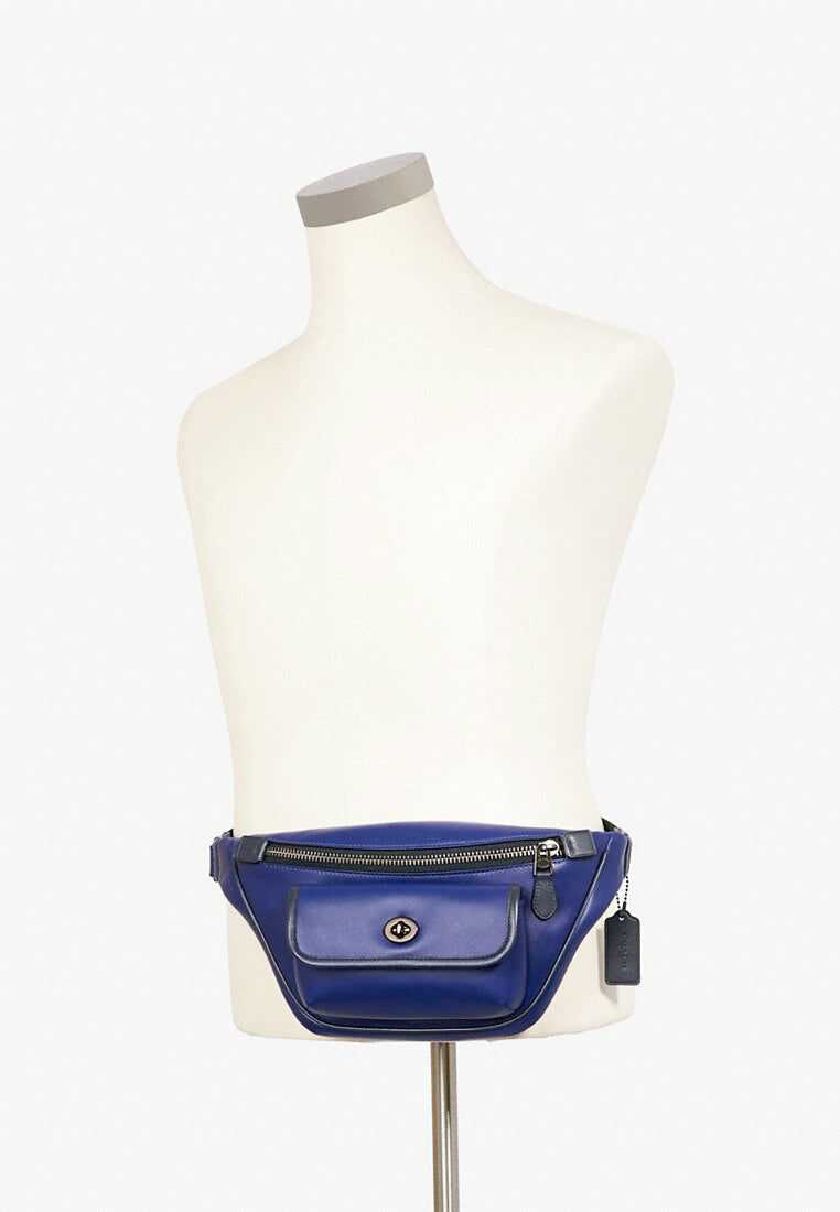 Coach Heritage Belt Bag - Indigo Blue