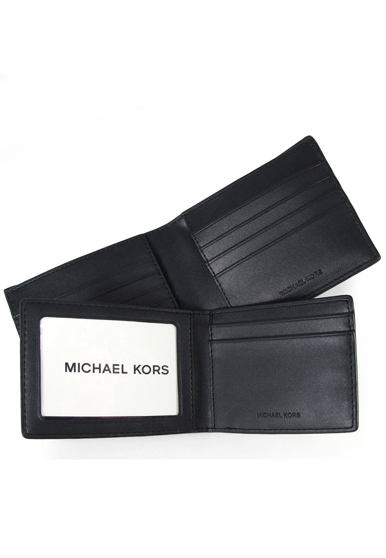 Michael Kors Mens Signature Cooper Billfold Wallet With Passcase - Admiral Blue