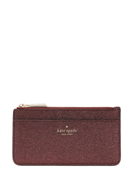 Kate Spade Shimmy Boxed Large Slim Card Holder - Deep Nova