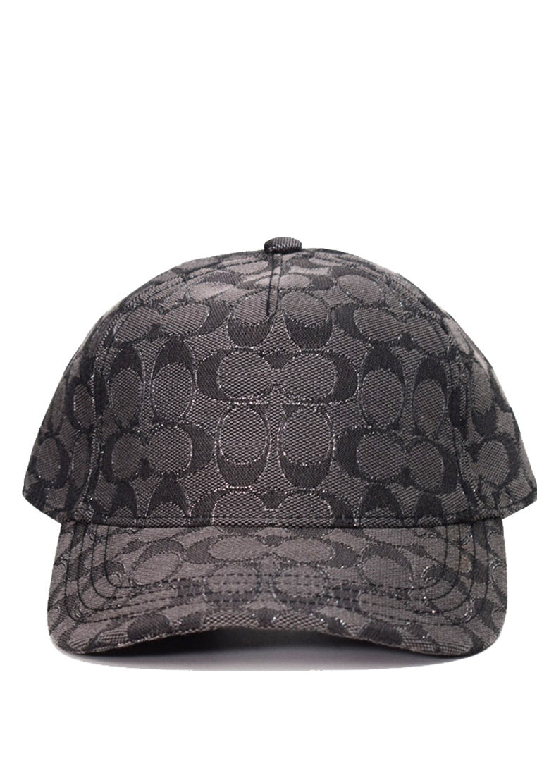 Coach Baseball Hat In sale Metallic Signature