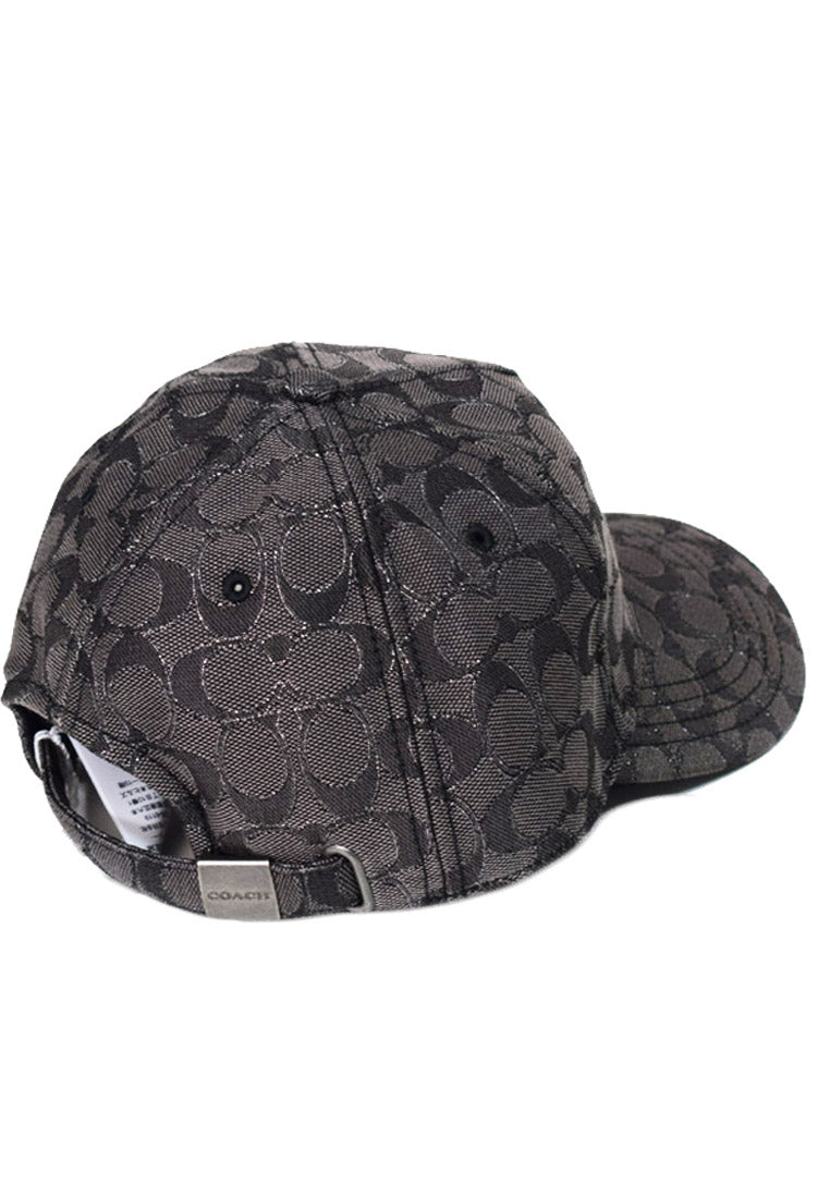 Coach Baseball Hat In orders Metallic Signature