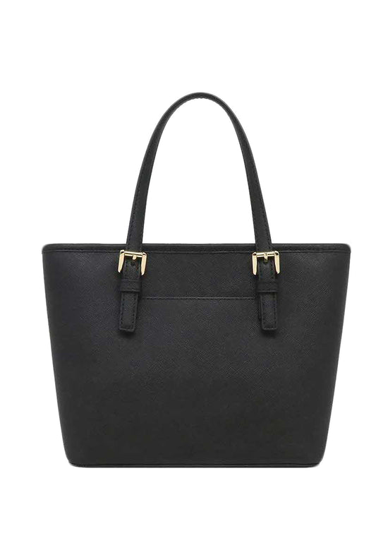 Michael Kors Jet Set Travel Extra-Small Top Zip Tote Bag - Black