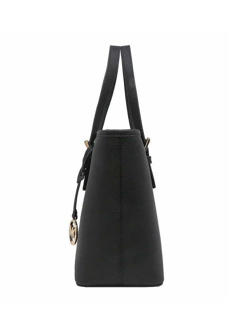 Michael Kors Jet Set Travel Extra-Small Top Zip Tote Bag - Black