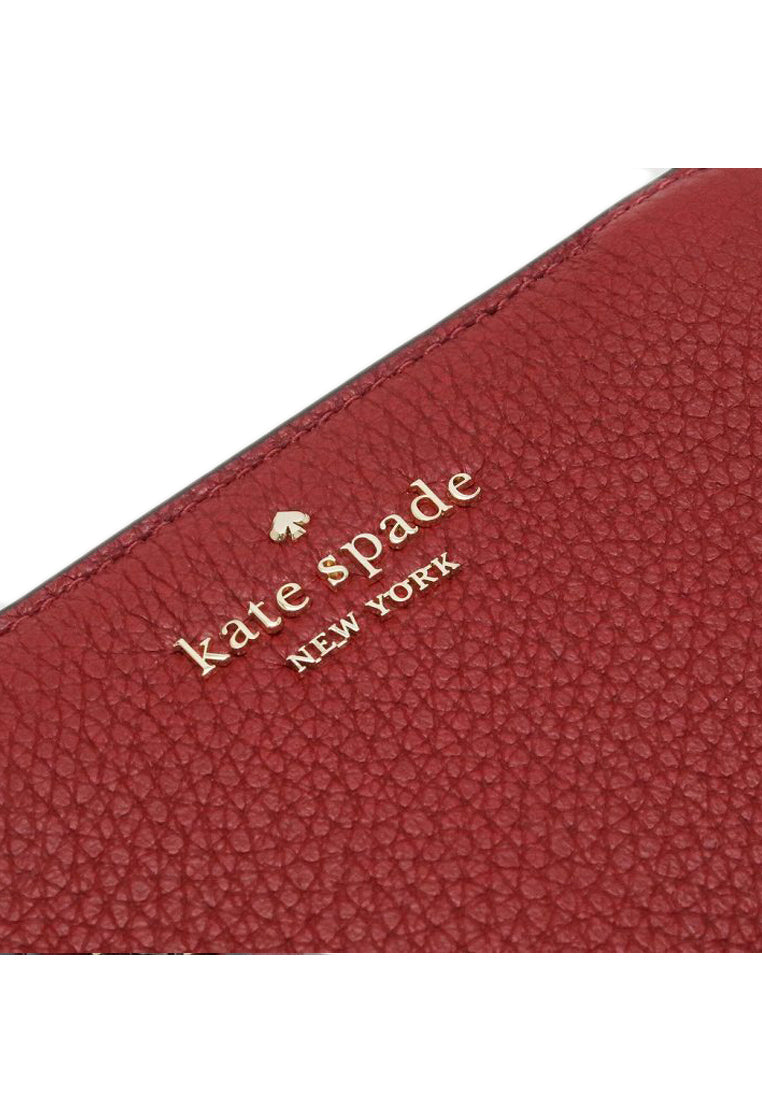 Kate Spade Leila Medium Compartment Bifold Wallet - Red Currant