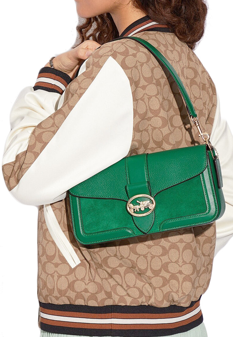 Coach Georgie Shoulder Bag - Green