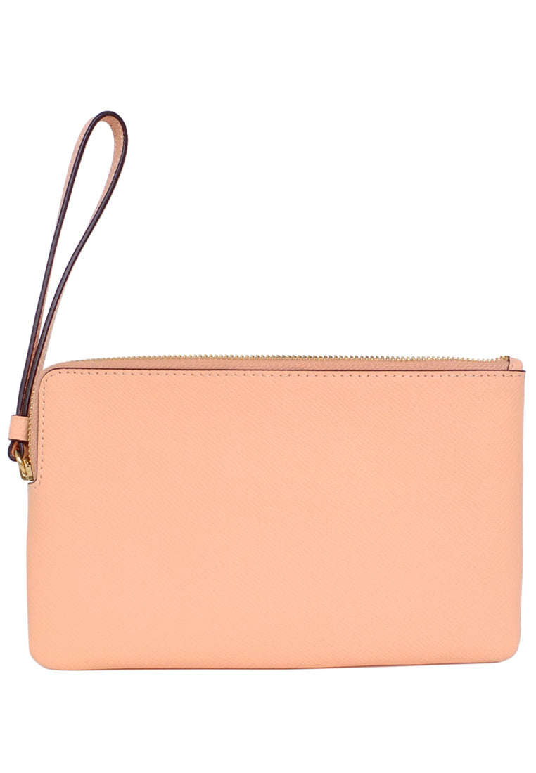 Coach Large Corner Zip Wristlet - Faded Blush