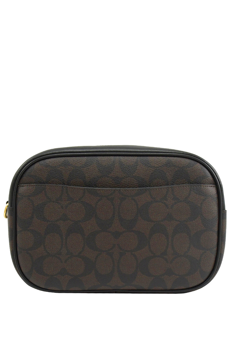 Coach Jamie Camera Bag In Signature Canvas - Dark Brown