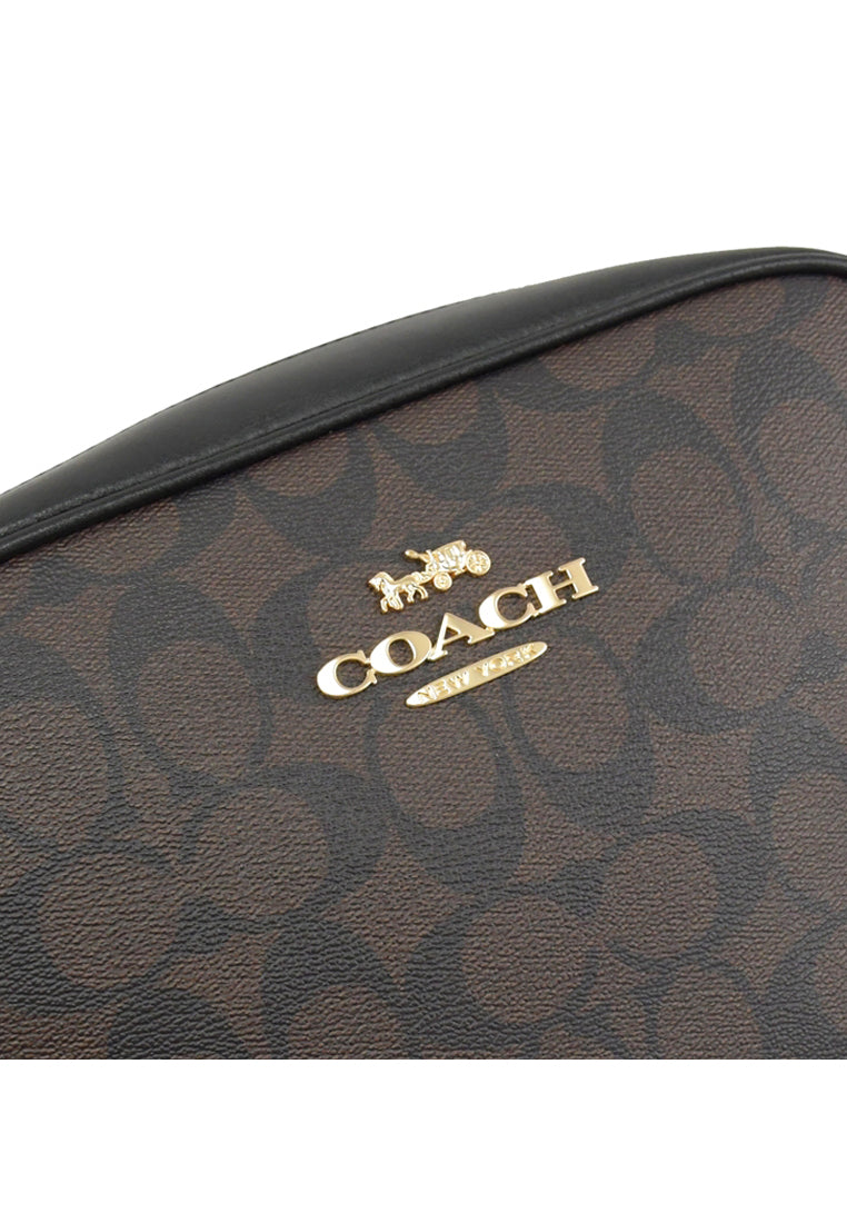 Coach Jamie Camera Bag In Signature Canvas - Dark Brown