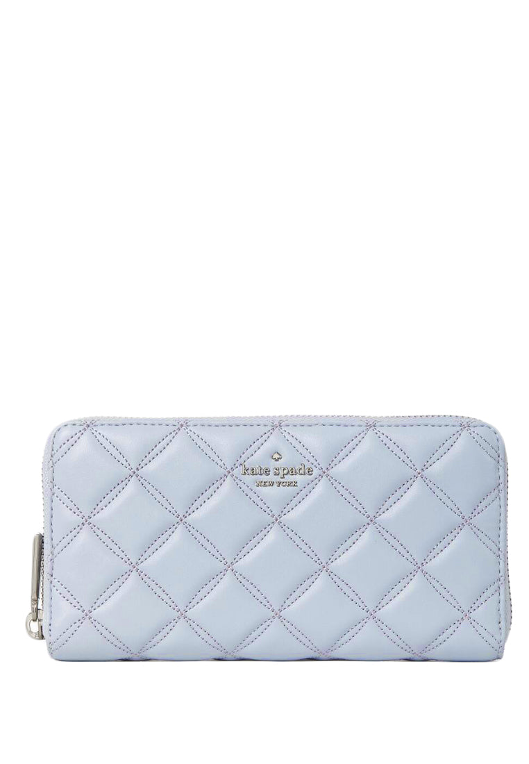 Kate Spade Natalia Large Continental Wallet - Brush Steel