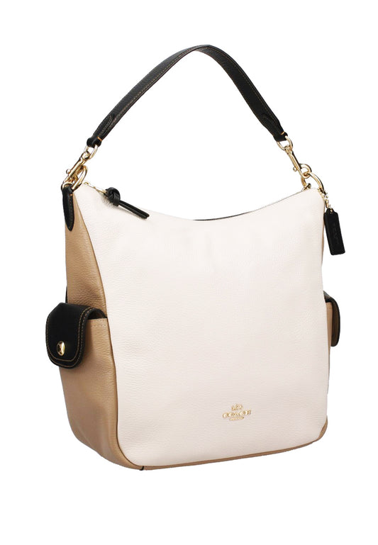 Coach Pennie Shoulder Bag In Colorblock - White/Multi