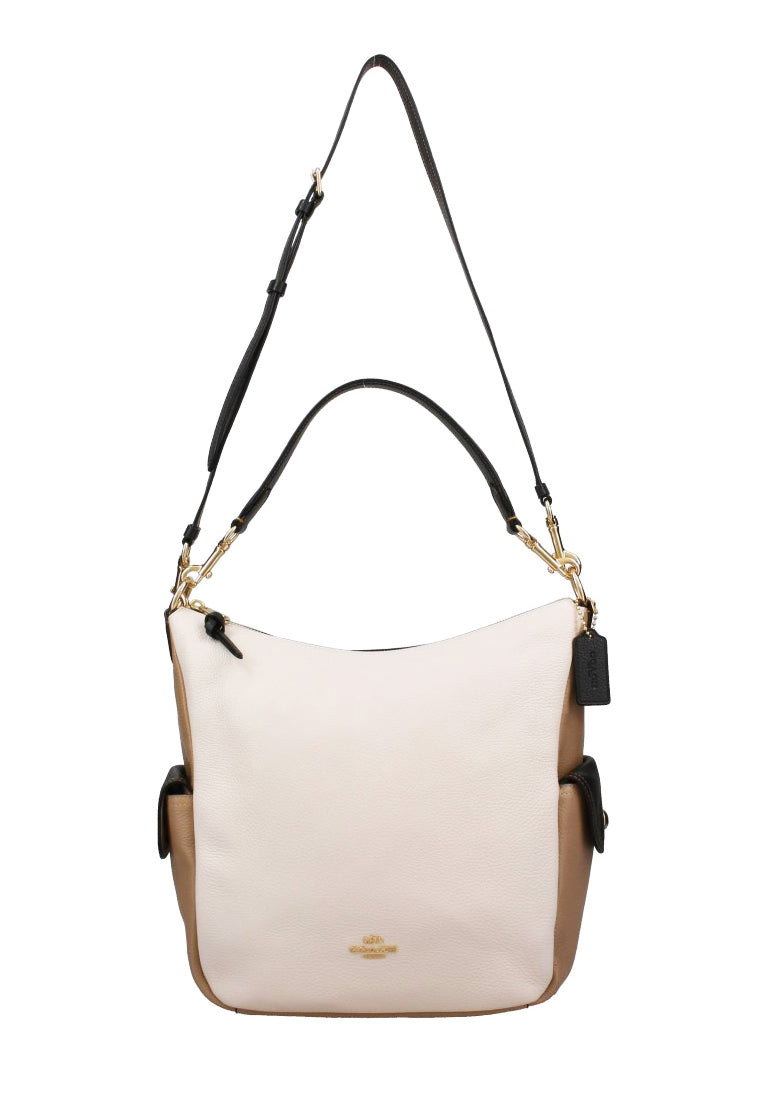 Coach Pennie Shoulder Bag In Colorblock - White/Multi