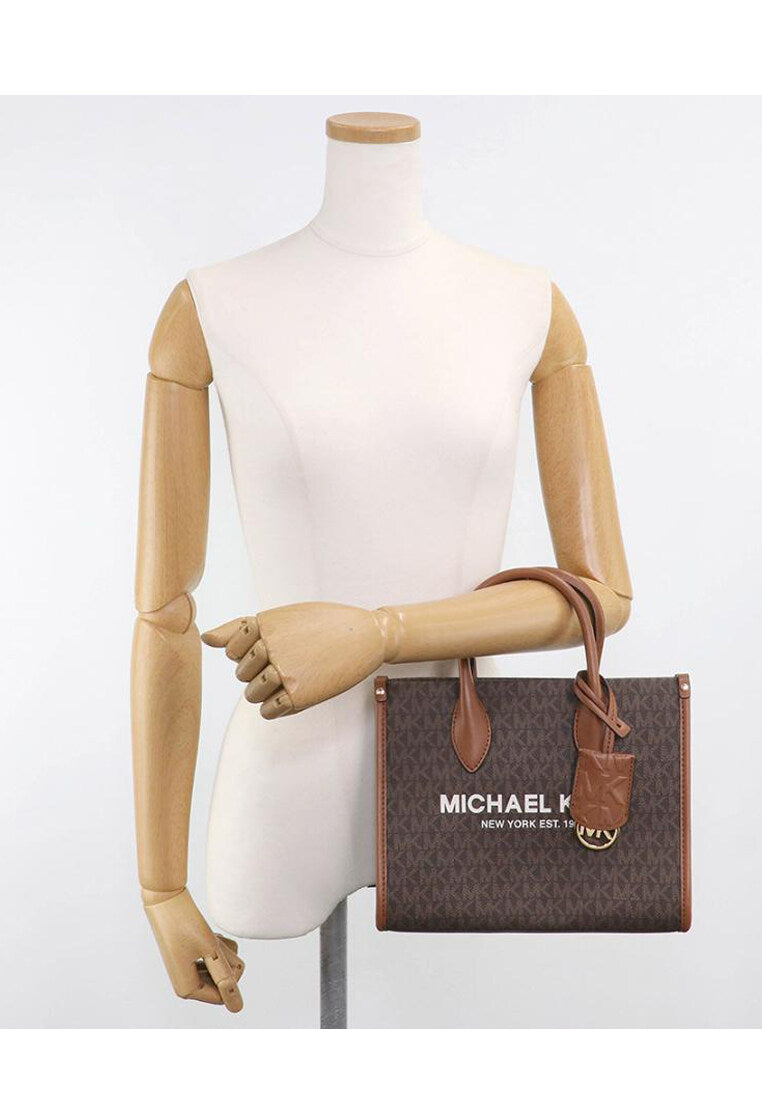 Michael Kors Mirella Small Logo Crossbody - Brown