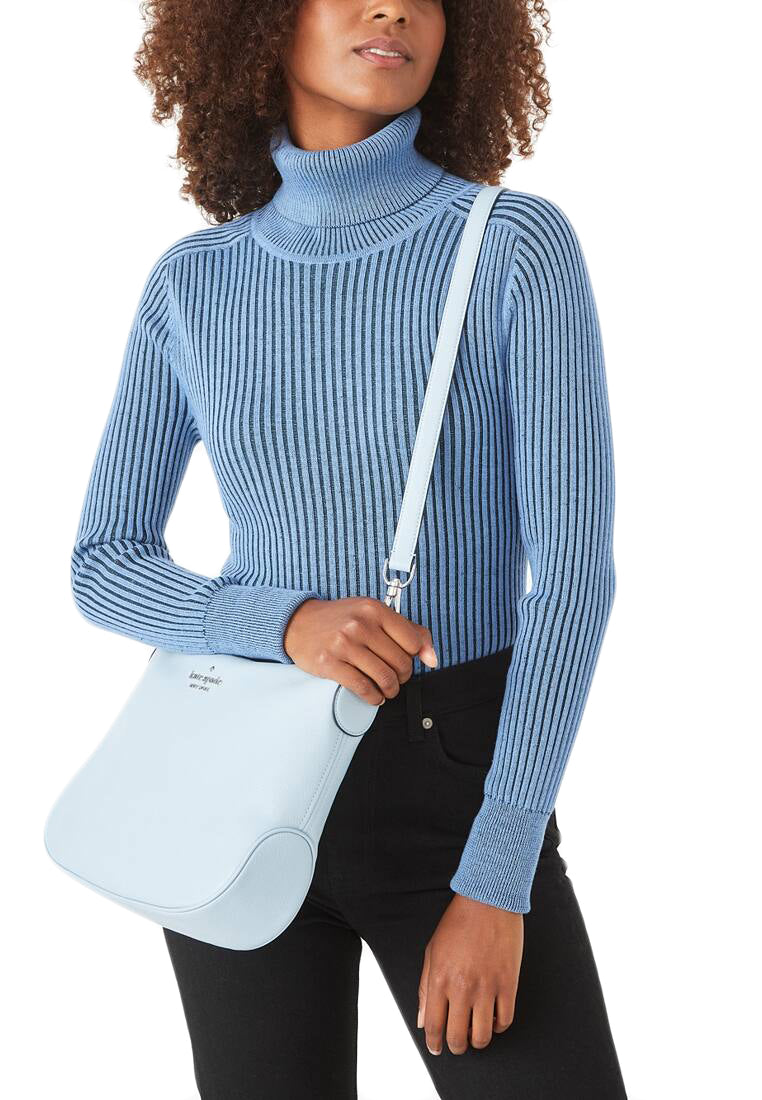 Kate Spade Rosie Pebbled Leather Crossbody - Ocean Fog