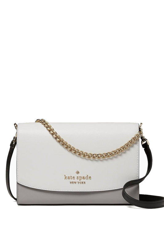 Kate Spade Carson Colorblock Crossbody Bag - White/Grey