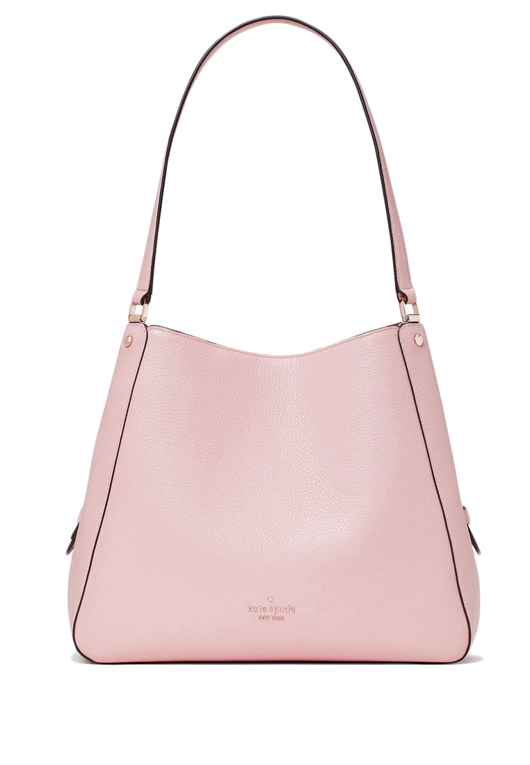 Kate Spade Leila Medium Triple Compartment Shoulder Bag - Rose Smoke