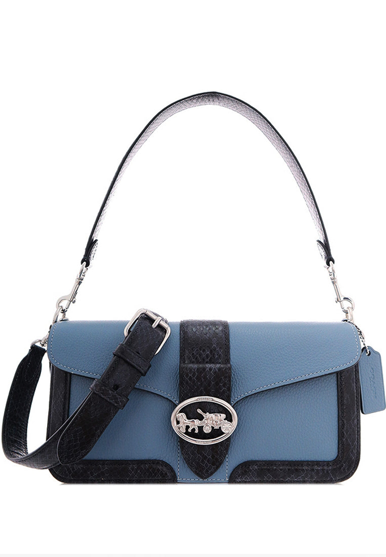 Coach Georgie Shoulder Bag - Indigo Blue