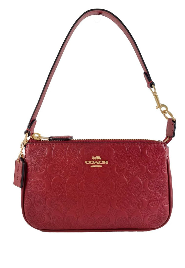 Coach Nolita 19 In Signature Leather - Cherry Red