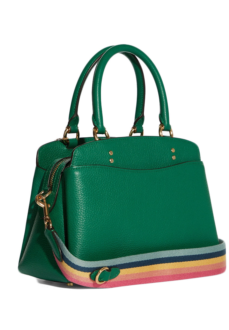 Coach Mini Lillie Carryall With Diary Embroidery - Green