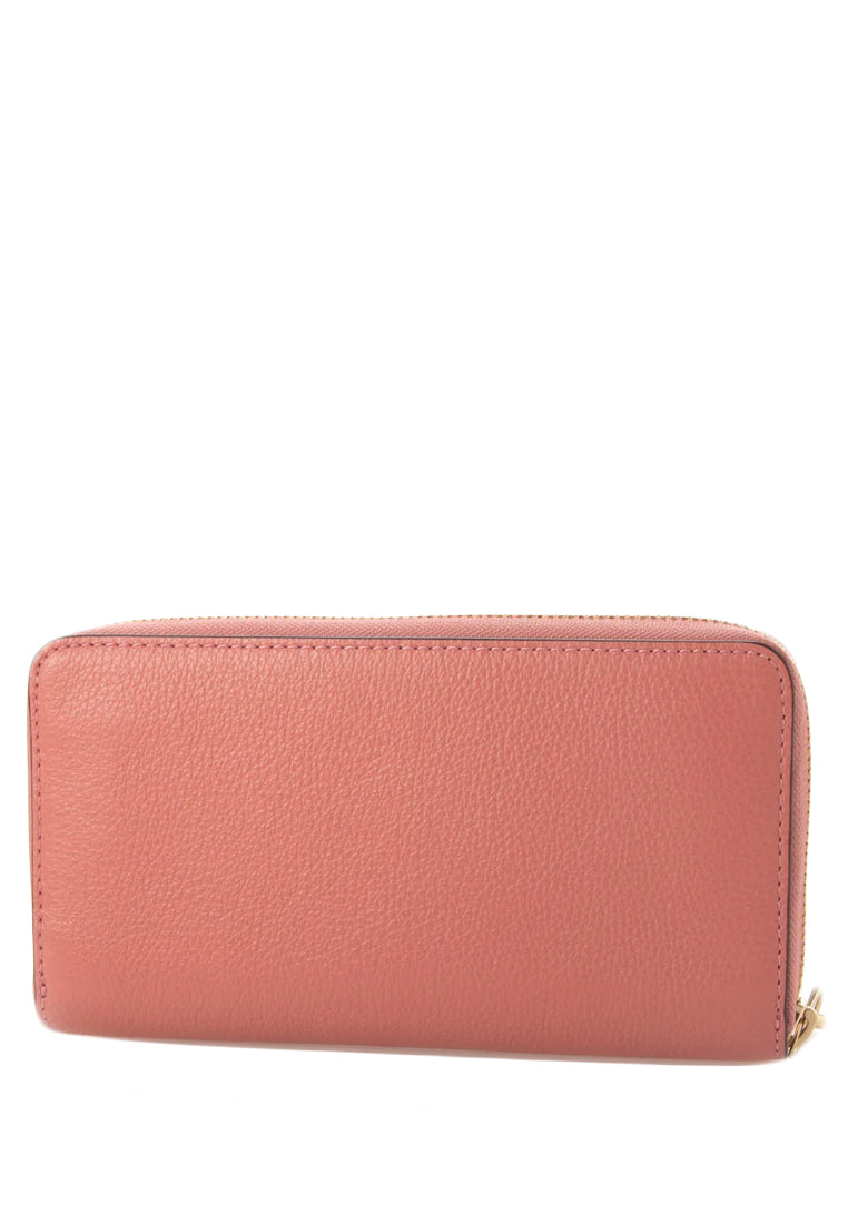 Coach Long Zip Around Wallet - Taffy Pink