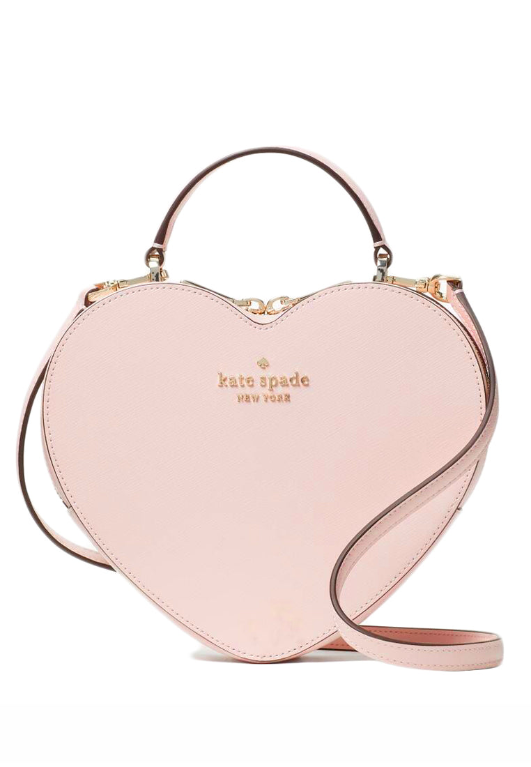 Kate Spade Love Shack Heart Purse - White Pink