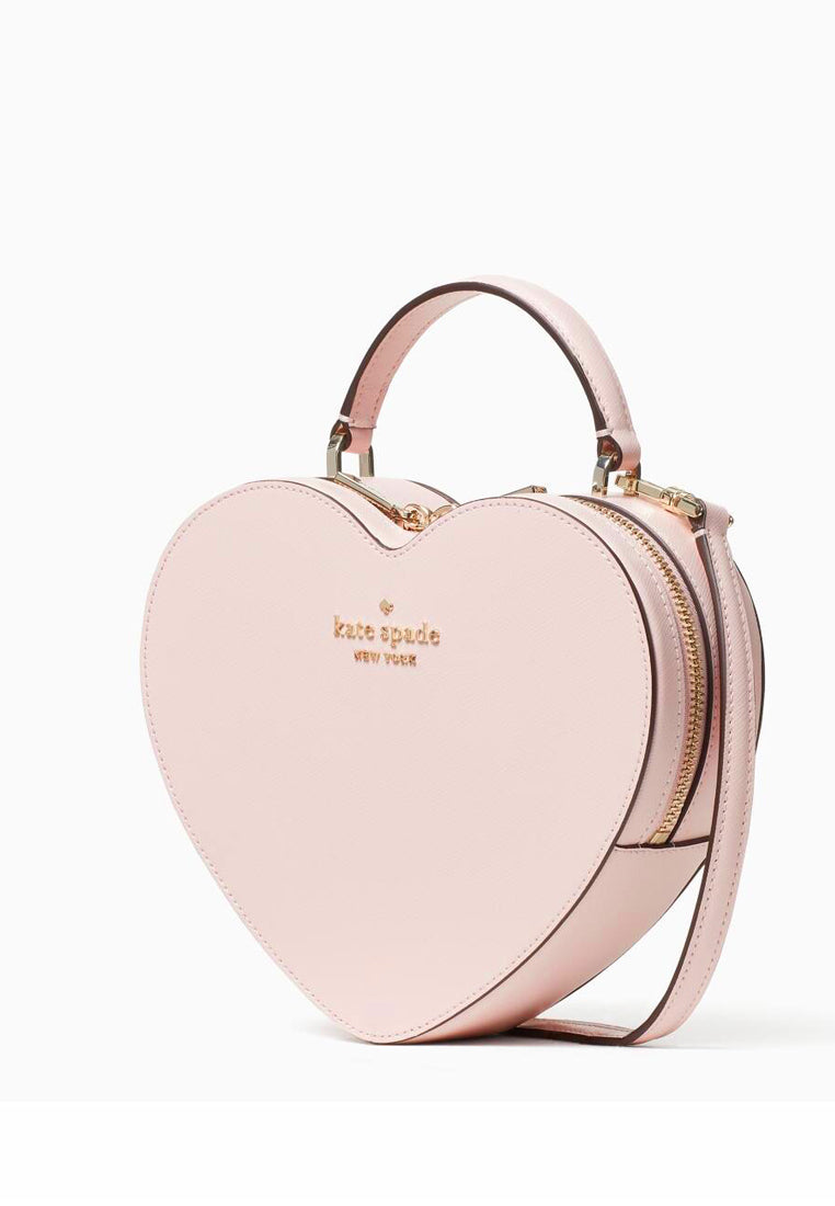 Kate Spade Love Shack Heart Purse - White Pink