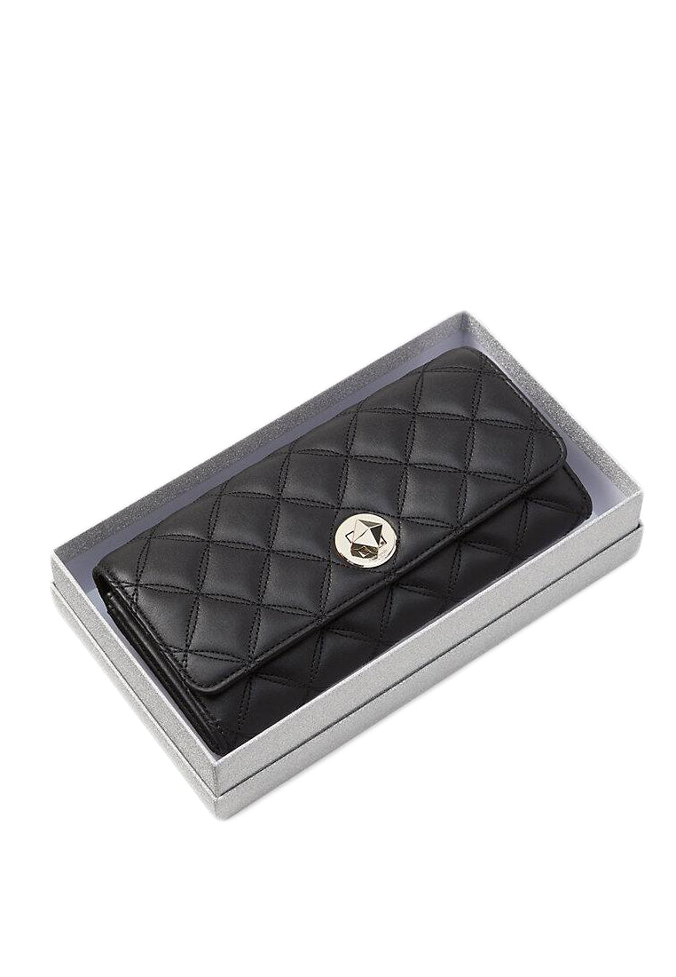 Kate Spade Natalia Boxed Large Turn Lock Wallet - Black