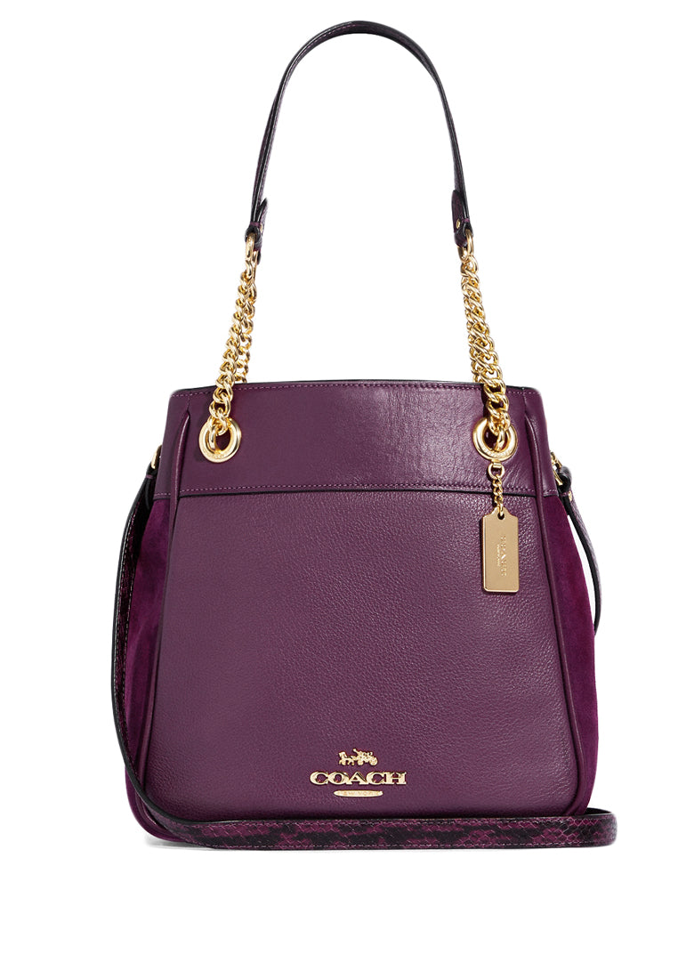 Coach Cammie Chain Bucket Bag - Boysenberry