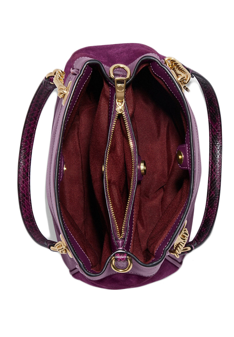 Coach Cammie Chain Bucket Bag - Boysenberry