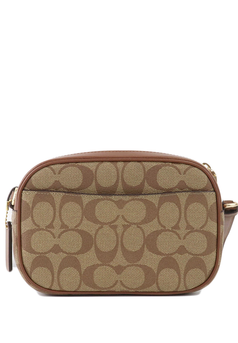 Coach Mini Jamie Camera Bag In Signature Canvas - Brown