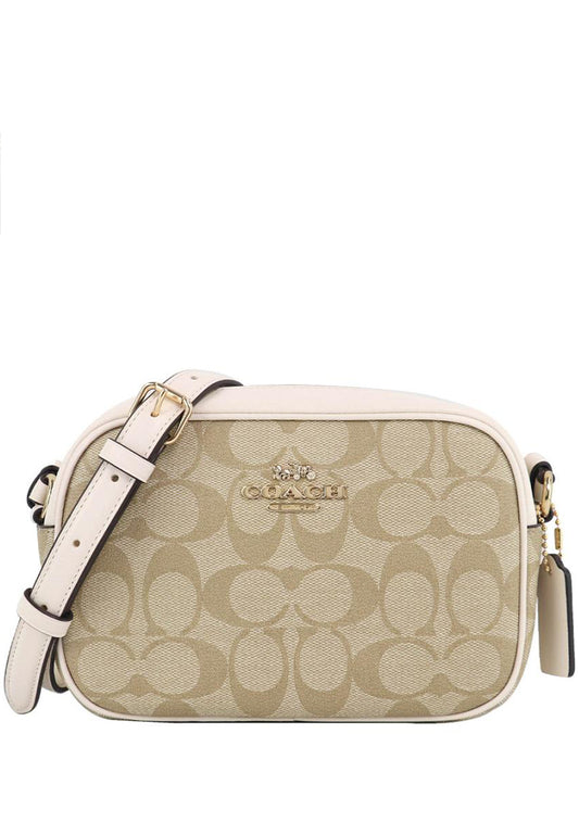 Coach Mini Jamie Camera Bag In Signature Canvas - Light Brown