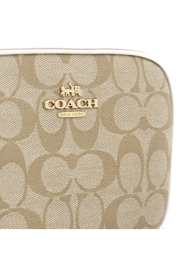 Coach Mini Jamie Camera Bag In Signature Canvas - Light Brown