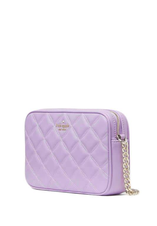 Kate Spade Tinsel Smooth Quilted Boxed Crossbody Set - Light Purple