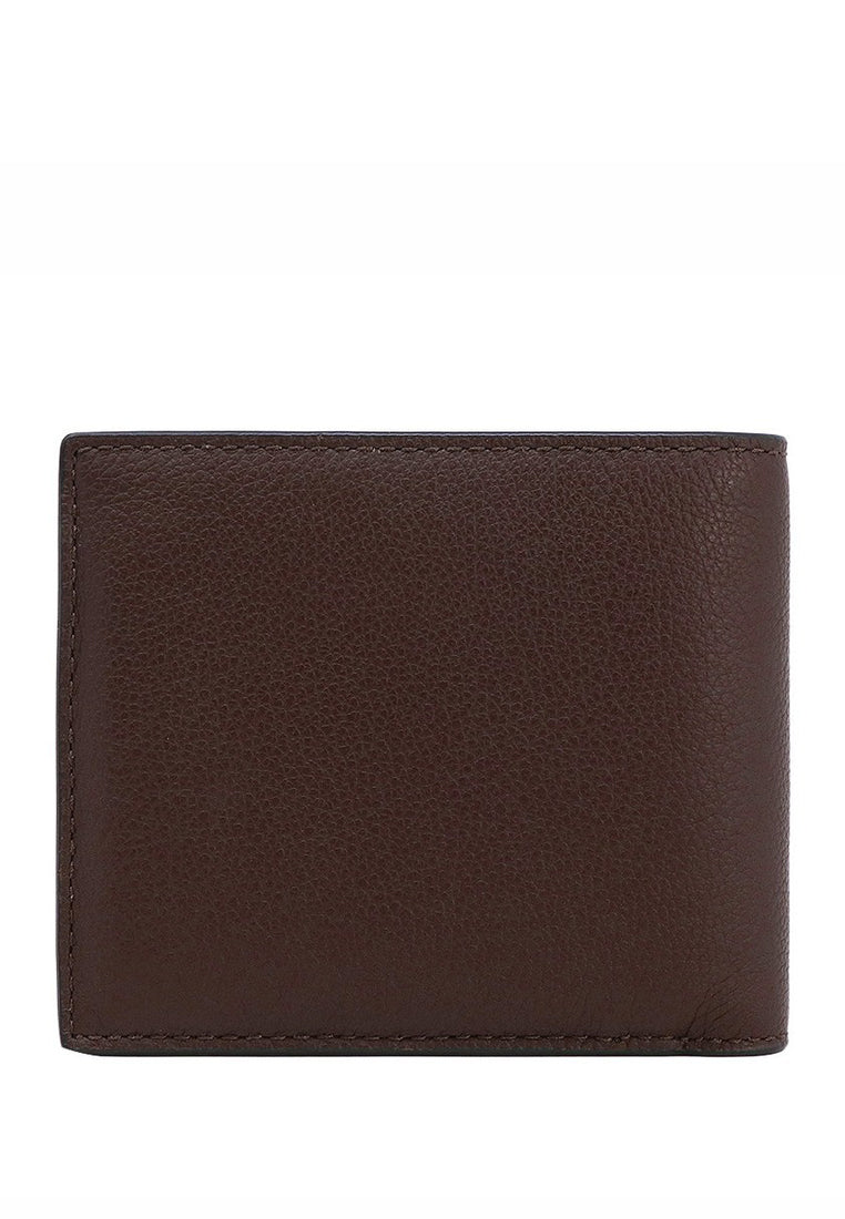 Coach Mens Compact ID Wallet In Sport Calf Leather - Mahogany