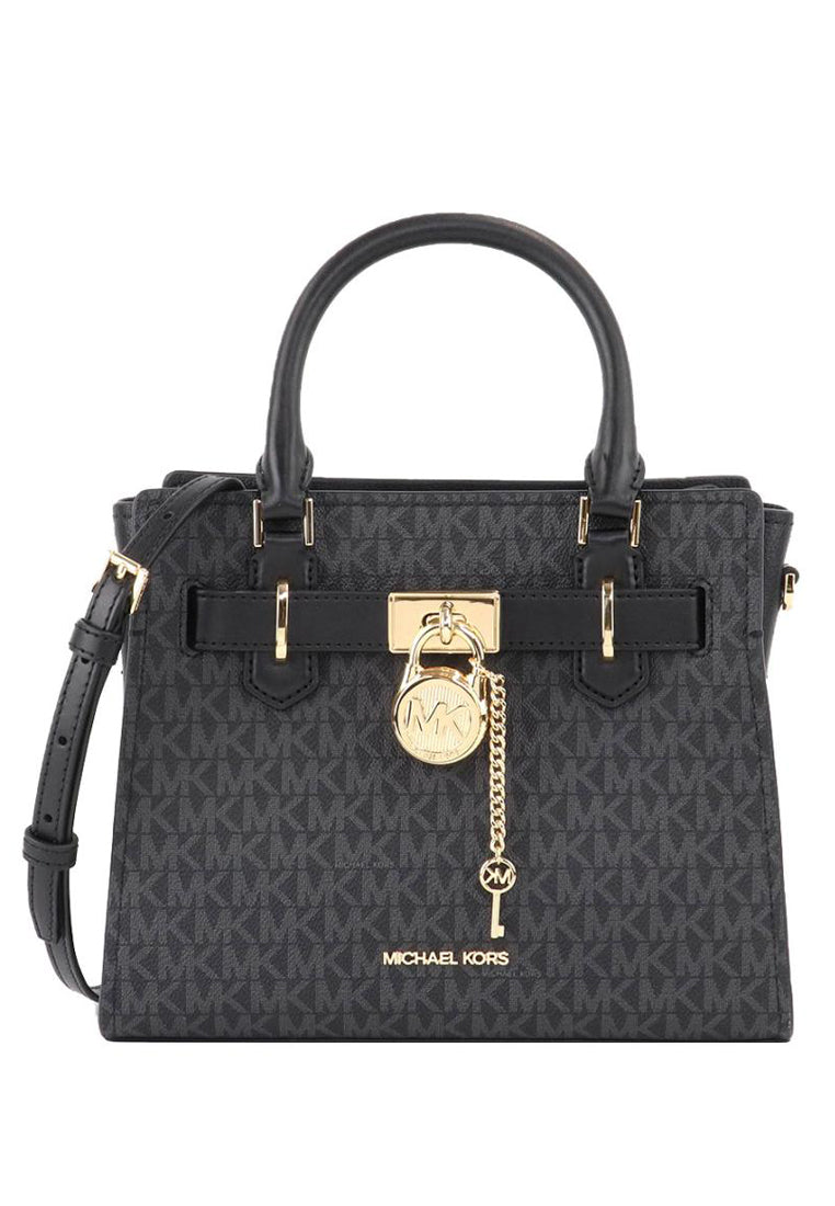 Michael Kors Hamilton Small Satchel - Black