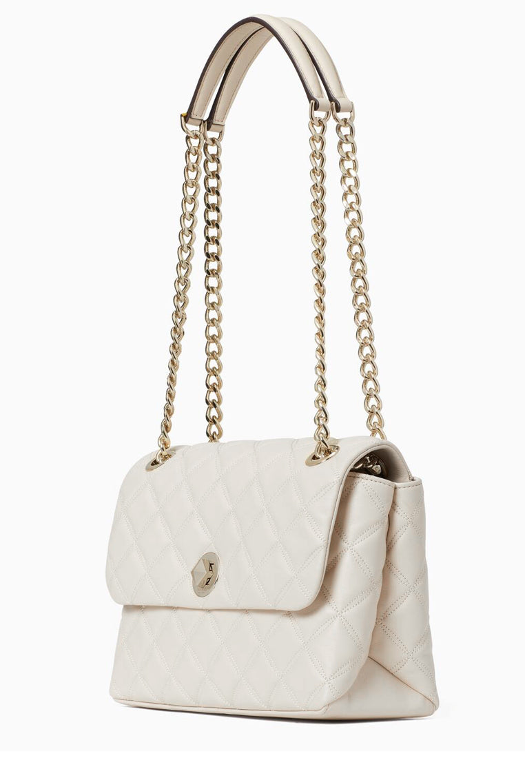 Kate Spade Natalia Medium Flap Shoulder Bag - White