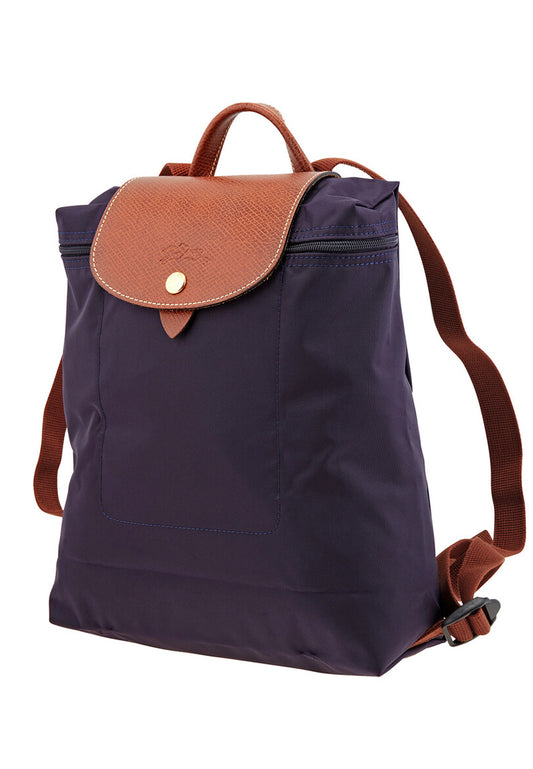 Longchamp Le Pliage Backpack - Dark Purple